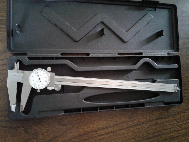 CME Tools CME Dial Calipers, 0 to 12" Measurement Range, 0.001" Measurement Increment, ±0.002" Accuracy, White Dial Face Color - Image 3